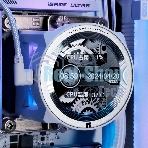 Система жидкостного охлаждения Thermalright Core Vision 360 (360mm, LED, White, ARGB/Fans: 3x120mm, 72.37CFM, 27.7dBA, 2000RPM/Pump height 66mm, Rad thickness 27mm/S: 1700, 1200, 1851, 115X, 2011, 2066, AM5, AM4)