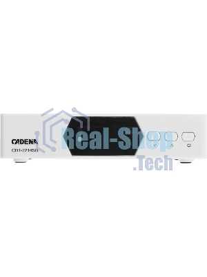 Приставка для цифрового ТВ Cadena CDT-2214SB белый, DVB-T2, DVB-T, HDMI, USB 2.0