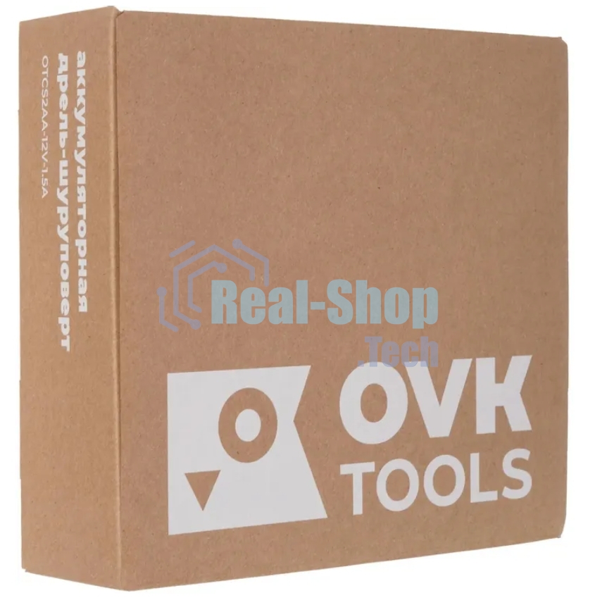 Дрель-шуруповерт Ovk Tools OTCS2AA-12V-1.5A, 12 В, 1,5 Ач, 26 Нм, щеточный