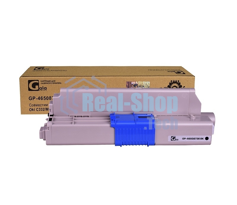 Картридж GalaPrint GP-46508736 черный (3000 стр) для Oki C332/MC363