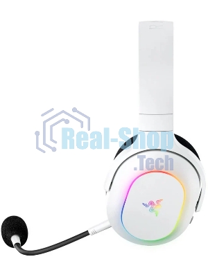 Гарнитура Razer Barracuda X Chroma белый, беспроводная, радиоканал, до 70 ч, съёмный микрофон, подсветка