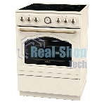 Плита электрическая Gorenje GECS6B70CLI бежевая, конфорок 4 электрических, духовка 71 л, 60 см x 85 см x 60 см
