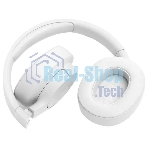 Беспроводные/проводные наушники JBL Tune 770NC белый, полноразмерные, Bluetooth + проводной, активное шумоподавление, до 70 ч