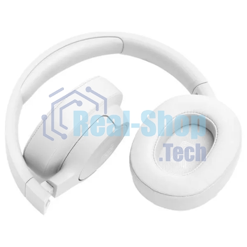 Беспроводные/проводные наушники JBL Tune 770NC белый, полноразмерные, Bluetooth + проводной, активное шумоподавление, до 70 ч