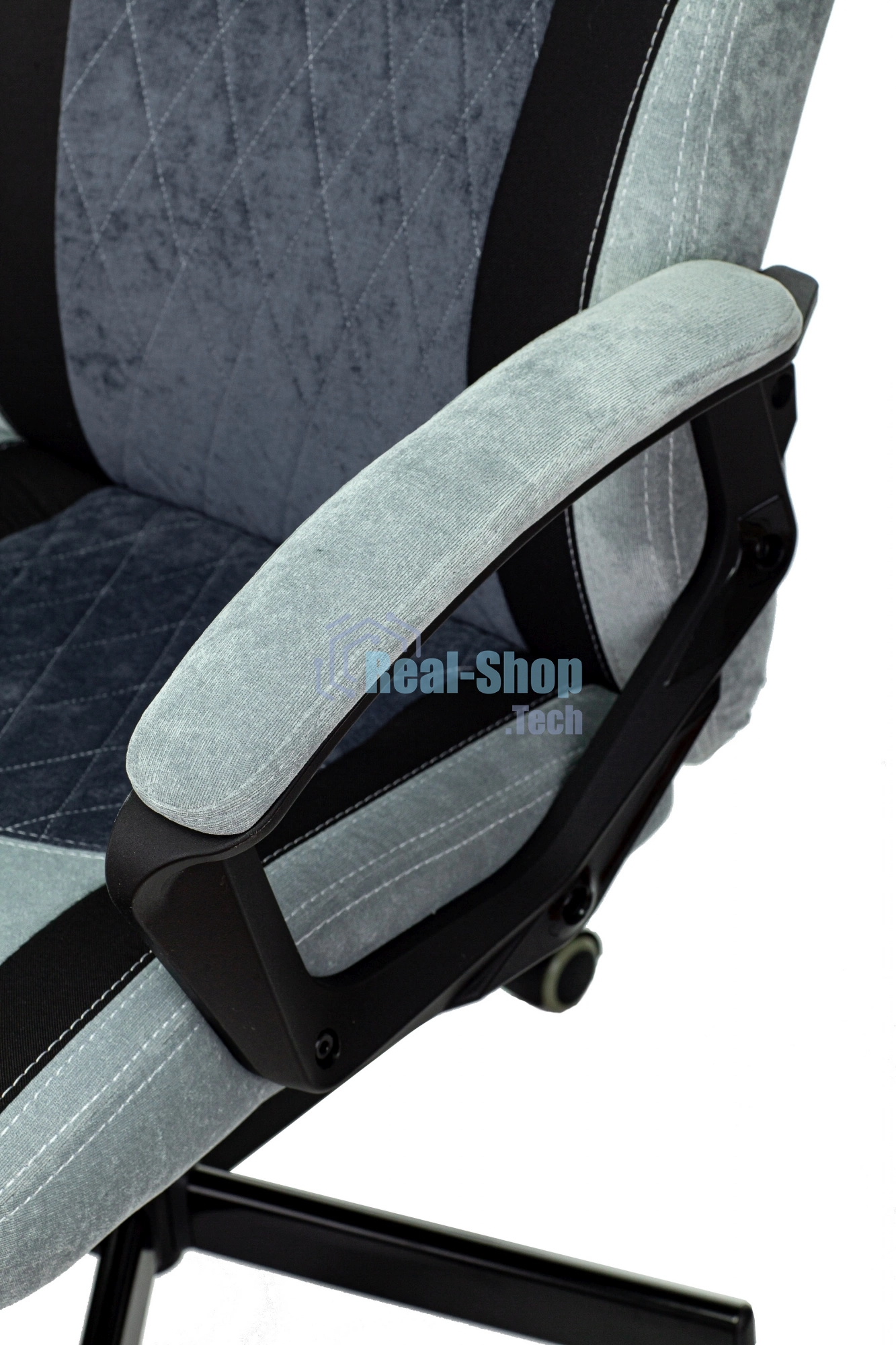 Кресло Бюрократ VIKING 6 KNIGHT BL FABRIC синий, ткань, 120 кг, механизм качания