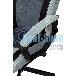 Кресло Бюрократ VIKING 6 KNIGHT BL FABRIC синий, ткань, 120 кг, механизм качания