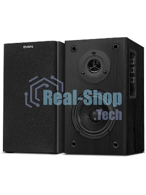 Акустическая система SVEN SPS-614 2.0 (2x20W, Bluetooth, дерево, black)