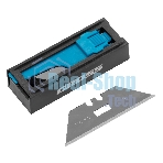 Лезвия Gross 79377, 19 мм, SK2 Black, трапециевидные, выдвижной пластиковый пенал, 10 шт.