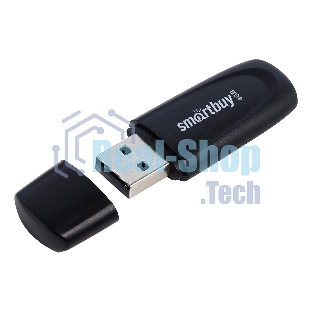 Флешка USB Smartbuy Scout Black (SB004Gb2SCK), 4Gb, USB 2.0, R/W 10/7, черный