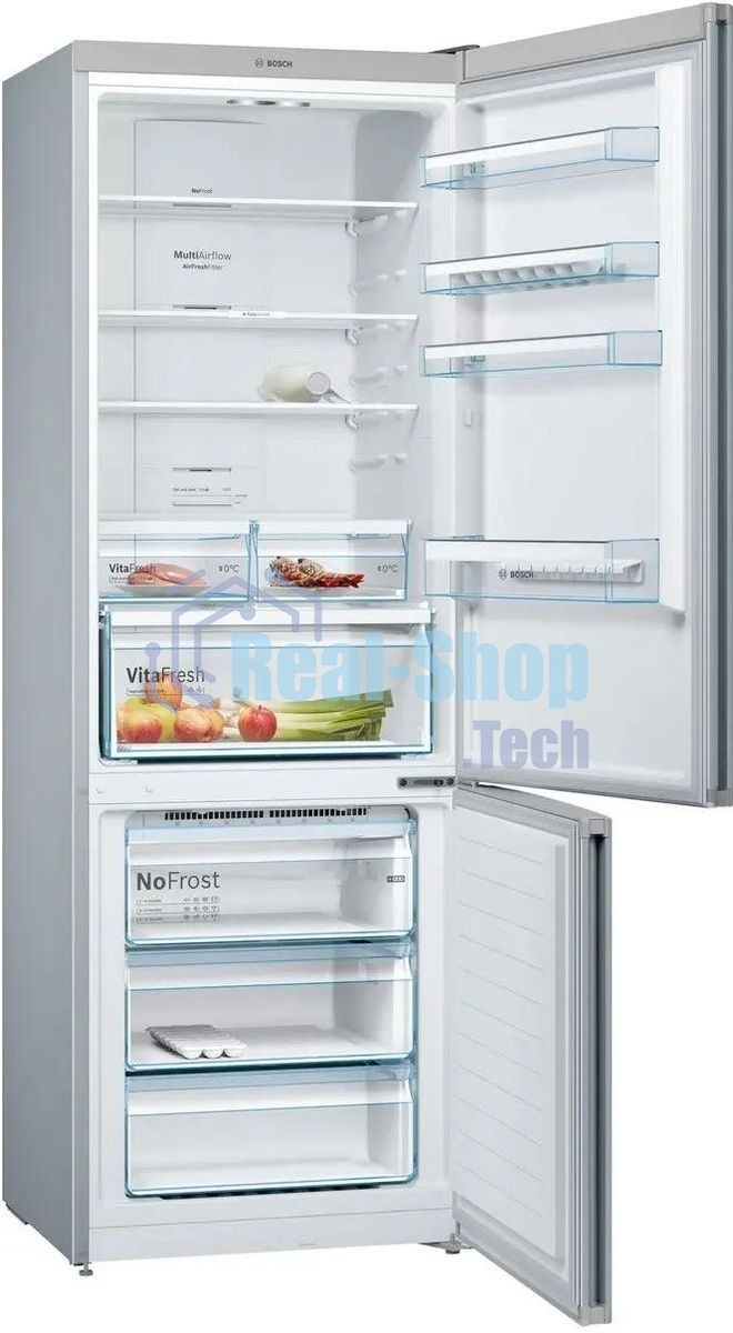 Холодильник Bosch KGN49XL30U нержавеющая сталь двухкамерный 330/105л морозилка снизу, No Frost