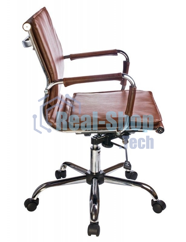 Кресло Бюрократ CH-993-Low/Brown коричневый, экокожа