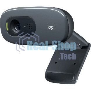 Веб-камера Logitech C270 HD 1280x720, 30 кадр/с, USB Type-A, микрофон (шумоподавление), автоосвещение, универсальное крепление