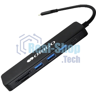 USB-концентратор ORIGO OU3340PD, USB-C, 3xUSB 3.0/USB Type-C/PD 3.0/HDMI/SD/TF/microSD, USB Type-C