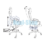 Кресло Бюрократ KB-6N/SL/B/TW-11 TW-01 TW-11 черный, сетка