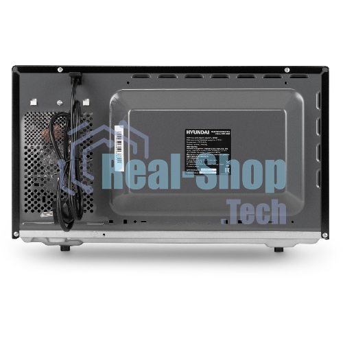 Микроволновая печь Hyundai HYM-D3009 черный, 23 л, 800 Вт, переключатели - кнопки, поворотный механизм