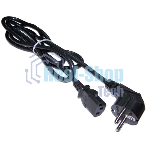 Шнур питания Lanmaster LAN-PP13/SHA-0.5-BK C13-Schuko проводник.:3x0.75мм2 0.5м 220В 10А (упак.:1шт) черный