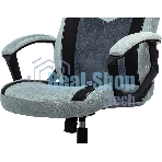 Кресло Бюрократ VIKING 6 KNIGHT BL FABRIC синий, ткань, 120 кг, механизм качания