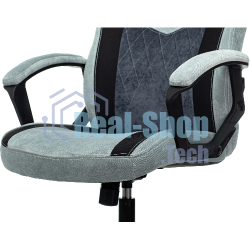 Кресло Бюрократ VIKING 6 KNIGHT BL FABRIC синий, ткань, 120 кг, механизм качания