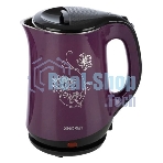 Чайник электрический Energy E-265 1.8 л,двойной корпус,фиолетовый,1500 Вт, (164127)