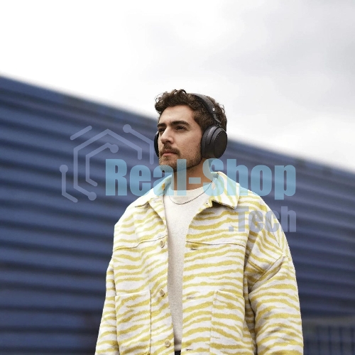 Беспроводные/проводные наушники Sennheiser Momentum 4 Wireless черный, полноразмерные, Bluetooth + Jack 3.5 мм, активное шумоподавление, до 60 ч