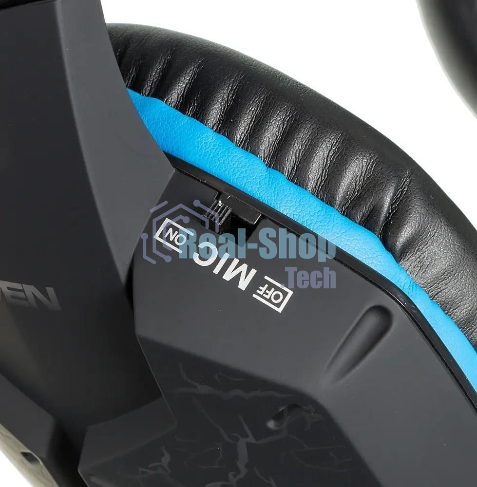 Гарнитура Sven AP-U980MV синий-чёрный, проводная, USB