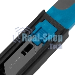 Лезвия Gross 79377, 19 мм, SK2 Black, трапециевидные, выдвижной пластиковый пенал, 10 шт.