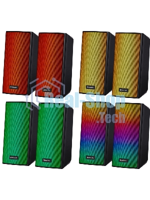 Колонки Defender Spitfire чёрный, 2.0, 6 Вт, Bluetooth, AUX