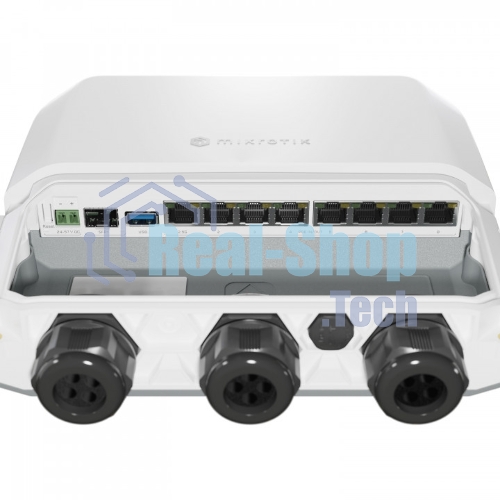 Маршрутизатор/RB5009UPr+S+OUT Wired router 2.5 Gigabit Ethernet, Gigabit Ethernet White
