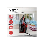 Утюг Atlanta ATH-5579 черный/красный, 2800 Вт, 38 г/мин, 94 г/мин, 340 мл