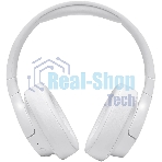Беспроводные/проводные наушники JBL Tune 770NC белый, полноразмерные, Bluetooth + проводной, активное шумоподавление, до 70 ч