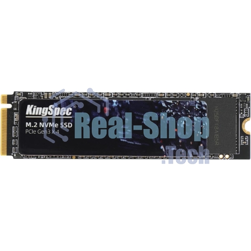 Накопитель SSD KingSpec NE-256, 256Gb, M.2 2280, PCIe 3.0 x4, NVMe, R/W 2000/1300