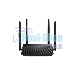 Маршрутизатор беспроводной Asus RT-AC1200 10/100BASE-TX черный (Dual Band)