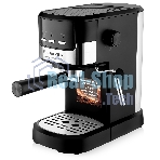 Кофеварка рожковая BRAYER BR1112 черный, исп. кофе - молотый, 1.2 л, 1100 Вт, 20 бар