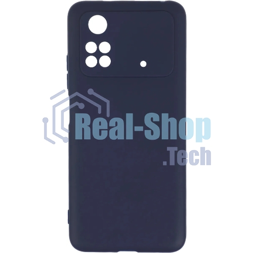 Чехол (клип-кейс) DF poCase-03 для Xiaomi Poco M4 Pro синий