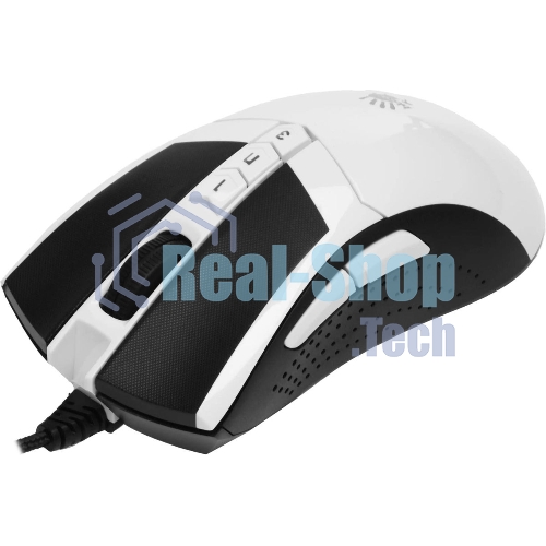 Мышь проводная A4Tech Bloody W90 Max белый/черный, 10000 dpi, USB, кнопки - 10