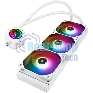 Система жидкостного охлаждения Thermalright Core Vision 360 (360mm, LED, White, ARGB/Fans: 3x120mm, 72.37CFM, 27.7dBA, 2000RPM/Pump height 66mm, Rad thickness 27mm/S: 1700, 1200, 1851, 115X, 2011, 2066, AM5, AM4)