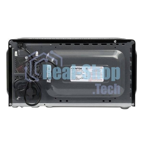 Микроволновая печь Centek CT-1562 черный, 20 л, 700 Вт, переключатели - кнопки, поворотный механизм
