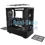 Компьютерный корпус без блока питания Case NZXT H5 Flow RGb, Midi-Tower, TG, 3x120мм RGb + 1x120мм, 1xUSB-A 3.2 + 1xUSB-C 3.2, E-ATX, ATX, mATX, mITX черный