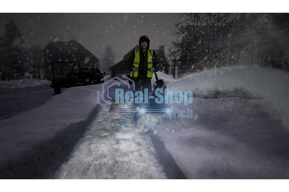 Снегоуборщик электрический Greenworks GD82STK5