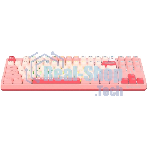 Клавиатура проводная A4Tech Bloody S87 Energy (S87 USB ENERGY PINK) USB розовый