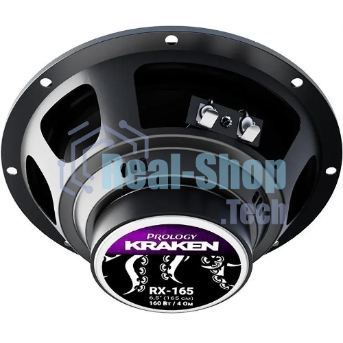 Колонки автомобильные Prology RX-165 160Вт 90дБ 4Ом 16см (6.5дюйм) (ком.:2кол.) коаксиальные двухполосные