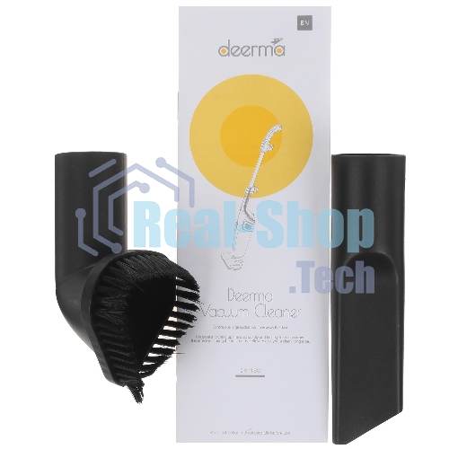 Пылесос вертикальный Deerma DX115C черный, питание от сети, 600 Вт, уборка сухая, пылесборник 1.2 л
