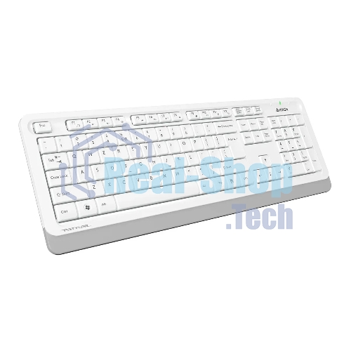 Комплект клавиатура+мышь A4Tech FStyler FG1010S беспроводной, USB, 2000 DPI, белый/серый