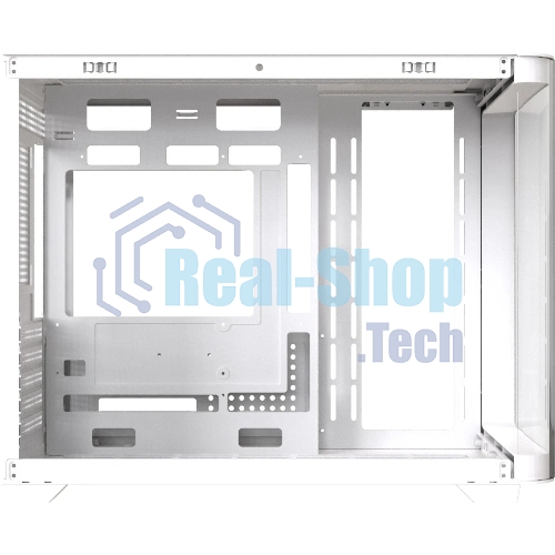 Компьютерный корпус AeroCool/Formula Crystal U2M Floe белый без БП mATX 1xUSB 3.0 audio bott PSU