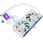 Система жидкостного охлаждения Thermalright Core Matrix 240 Vision (240мм, LED, White, ARGB/Fans: 2x120мм, 68.9CFM, 28.2dBA, 2000RPM/Pump height 64.4мм, Rad thickness 27мм/S: 1700, 1200, 1851, 115X, AM5, AM4)