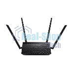 Маршрутизатор беспроводной Asus RT-AC1200 10/100BASE-TX черный (Dual Band)