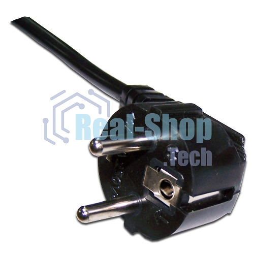 Шнур питания Lanmaster LAN-PP13/SHA-0.5-BK C13-Schuko проводник.:3x0.75мм2 0.5м 220В 10А (упак.:1шт) черный