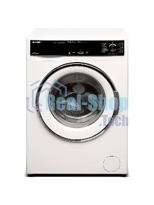 Стиральная машина Sharp ES814RW белый, загрузка фронтальная 8 кг, 1400 об/мин, класс: A+++