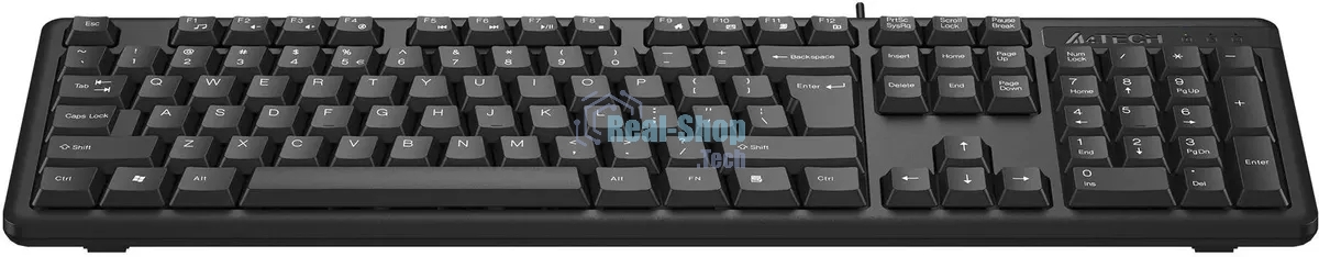 Клавиатура проводная A4Tech KKS-3, USB, черный