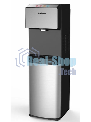 Кулер для воды Hotfrost V450ASM, нижняя загрузка, нагрев 90 °С, охлаждение 10 °С, черный/серебристый